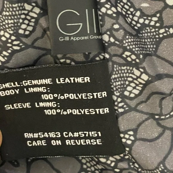 NWOT Black Rivet Wilsons Genuine Leather Moto Jacket In Black Size XL. - Picture 7 of 11